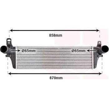 Motor automobilu Chladič turba VAN WEZEL 58004313