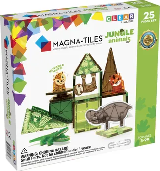 Stavebnice ostatní Valtech Magna Tiles Jungle Animals 25 ks