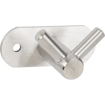 Věšák Walteco Nerezový věšák 60x33mm dvojitý