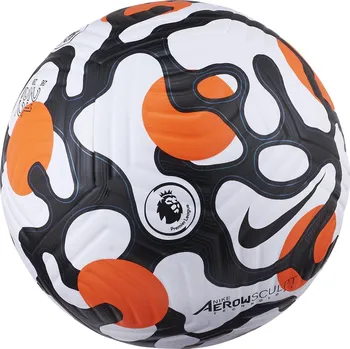 Fotbalový míč NIKE Premier League Flight bílý/oranžový/černý 5