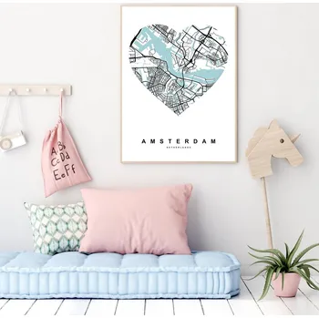 Plakát LuxusniObrazy.cz Plakát - Amsterdam