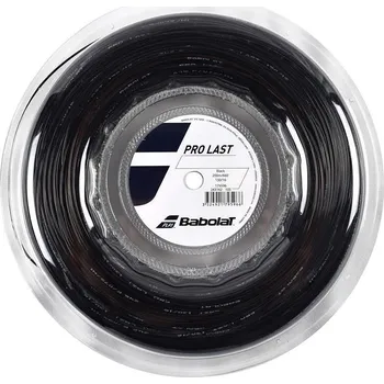 Struna na výplet tenisové rakety Tenisový výplet Babolat Pro Last 200m - černý průměr výpletu: 1,30 mm