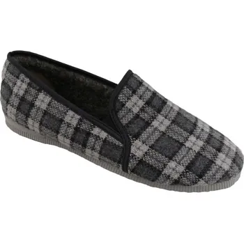 Pánské pantofle Bačkory papuče pánské Pegres 3014 důchodky šedé káro velikost: 41
