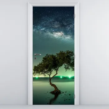 Fototapeta LuxusniObrazy.cz Fototapeta na dveře - Noční nebe