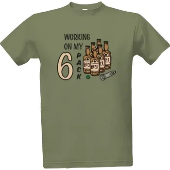 Tričko s potiskem 6pack pánské