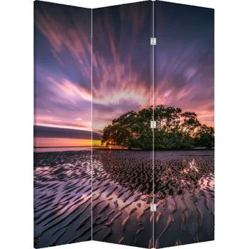 Paraván LuxusniObrazy.cz Paraván - Pláž při západu slunce