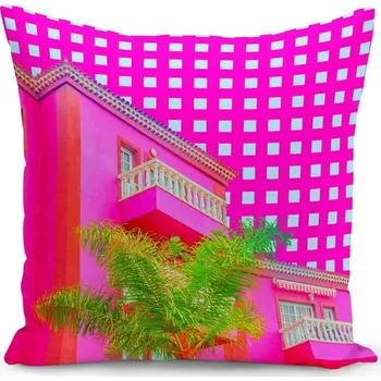 Dekorativní polštářek Polštář s výplní Kate Louise Neo Pink, 43 x 43 cm ID_1406823