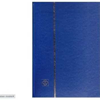 Obal pro sběratelský předmět Color Album na známky A4 64 stran černých, modré nevatované