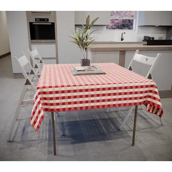 ubrus Ubrus PIKNIK T115 červený - 130 x 180 cm