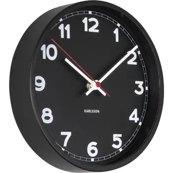 Hodiny Designové nástěnné hodiny 5846BK Karlsson 22cm