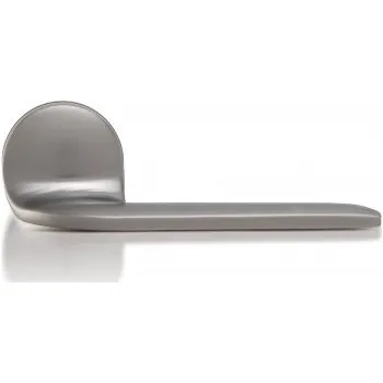 Dveřní kování M&T Dveřní klika Down, SNi matný nikl broušeno, klika/klika