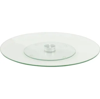 PERFECT HOME Cake podnos servírovací sklo/nerez 34 cm