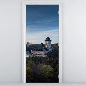 Fototapeta LuxusniObrazy.cz Fototapeta na dveře - Karlštejn