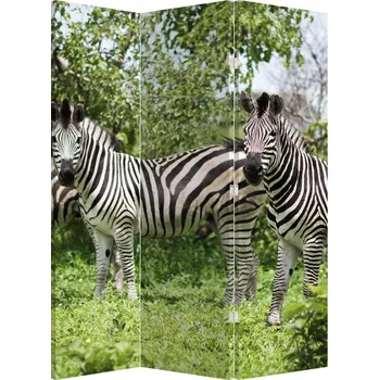 Paraván LuxusniObrazy.cz Paraván - Zebry