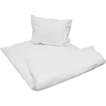 Povlečení Dětské jednobarevné povlečení - Bílá