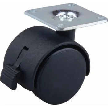 Pojezdové kolečko Strong Kolečko 50 mm otočné s brzdou černé