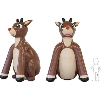 Skákací hrad Nafukovací sob | vánoční dekorace | velké nafukovací ozdoby | prodej