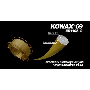 Svářečka Svařovací drát 69 1,0 mm 15 kg, KOWAX KWX691015