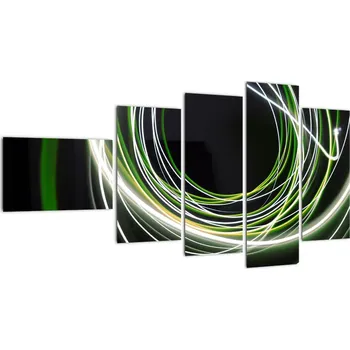 Obraz LuxusniObrazy.cz Obraz zelených čar