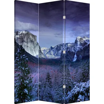 Paraván LuxusniObrazy.cz Paraván - Zimní horské krajiny