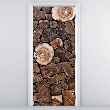 Fototapeta LuxusniObrazy.cz Fototapeta na dveře - Dříví