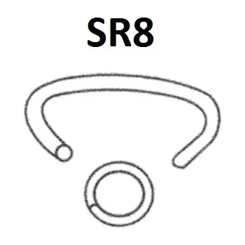 Kleště Bostitch C-kroužky SR8 19 mm, pozink, hliník, nerez 2500ks typ: SR8DPAL C-kroužky SR8 19 mm, hliník 2500ks