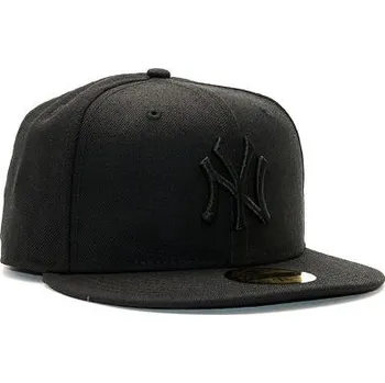 Módní doplněk Kšiltovka New Era - MLB Black on Black 59FIFTY - NY Yankees - Black velikosti fitted caps 6 3/8 (51.1 cm)