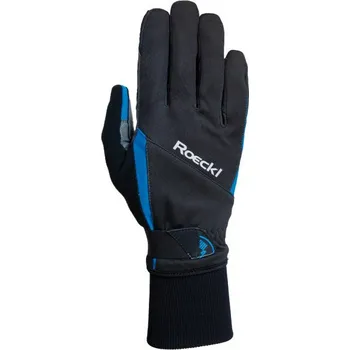 Běžecké rukavice Roeckl Lappi Black/Blue (Běžkařské/biatlonové rukavice)