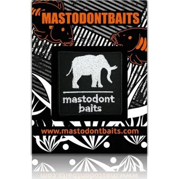 Nášivka Mastodont Baits s.r.o. Mastodont Baits Nášivka MERCH bílá