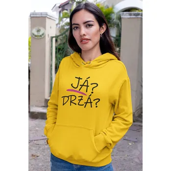 Dámská mikina Dámská mikina Já? Drzá? Barva: Žlutá, Velikost: 2XL