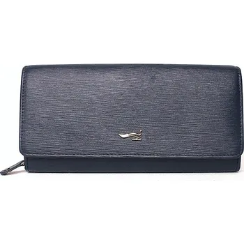 Peněženka Luxusní tmavěmodrá kožená peněženka Marta Ponti no. P004