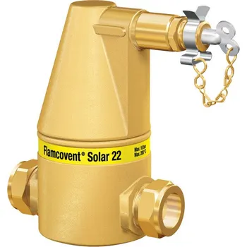 rozdělovač topení Flamco Flamcovent Solar Cu 22mm (svorné šroubení)