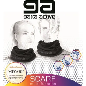 Čepice Kukla/šála GA SCARF MIYABI 01 šedá melanž UNI