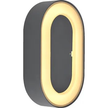 Venkovní osvětlení Globo 32136W | SURA venkovní svítidlo | LED | 12W | IP54 | antracit | Š: 12 cm |