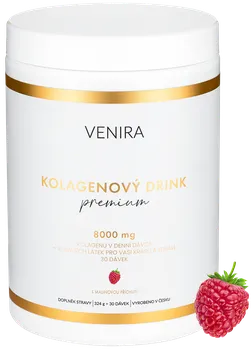 VENIRA Premium kolagenový drink malina 8000 mg 324 g