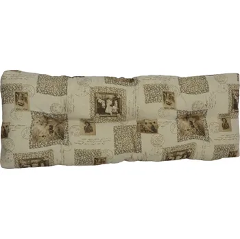 Podsedák Polstr na paletový nábytek - 120 x 40 cm - známky