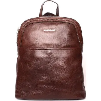 Kabelka Dámská luxusní střední batoh/crossbody Marta Ponti, obsah cca. 5l tmavěhnědý | KabelkyproVas.cz