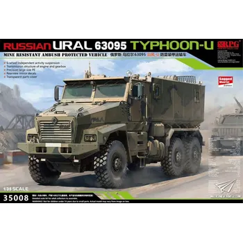 Plastikový model RPG models 1/35 Russian URAL 63095 Typhoon-U MRAP + Sagged Wheels