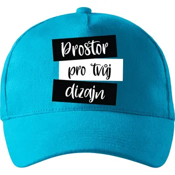 Kšiltovka Kšiltovka s vlastním potiskem Barva: Tyrkysová