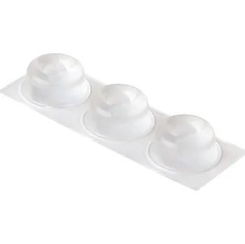 Walteco Tlumič nárazu, průměr 22,3x10,1mm, samolepicí, transparentní, 3 ks