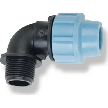 Vodovodní potrubí PE koleno 90° DN 20x1/2" - vnější závit