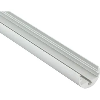 LED lišta AL lišta U25 ZAS - 1m a 2m hliníková lišta kulatá, dodáváme s nasouvacím plexi difuzorem Provedení: 2m hliníková lišta