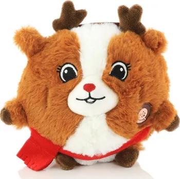 Hračka pro psa JK ANIMALS Pískací plyšový sob, 19 cm