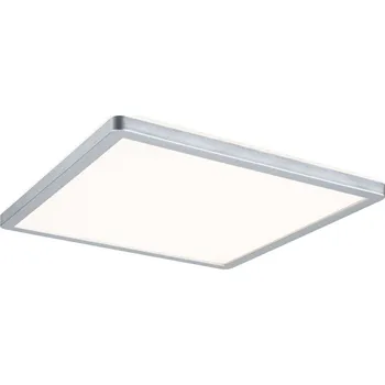 Svítidlo Paulmann 70994 Atria Shine, matně chromové stropní LED svítidlo s korónou, 16W LED 3000K, 29x29cm