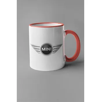 Hrnek s logem auta Mini Barva: Červená