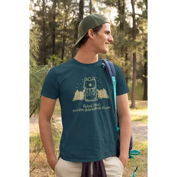 Pánské tričko Pánské tričko Řekni ano novým dobrodružstvím Barva: Petrolejová modrá, Velikost: 3XL