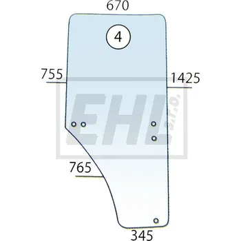 Autosklo Sklo do dveří 650886605