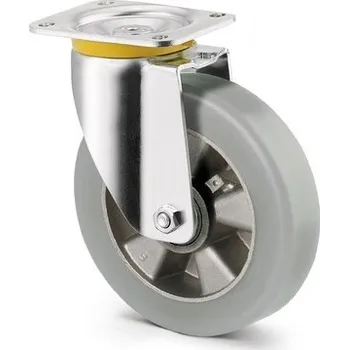 Pojezdové kolečko Zeta TENTE Kolečko pro vysoké zatížení 160mm, otočné, plotýnka, 4680ITP160P63 SH80