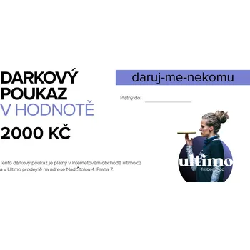 Dárkový potravinový koš ULTIMO - DÁRKOVÝ POUKAZ NA 2000 KČ