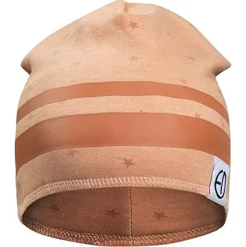 Čepice ELODIE DETAILS zimní bavlněná čepice WINTER BEANIE Northern Star Terracotta 0-6m DOPRODEJ!